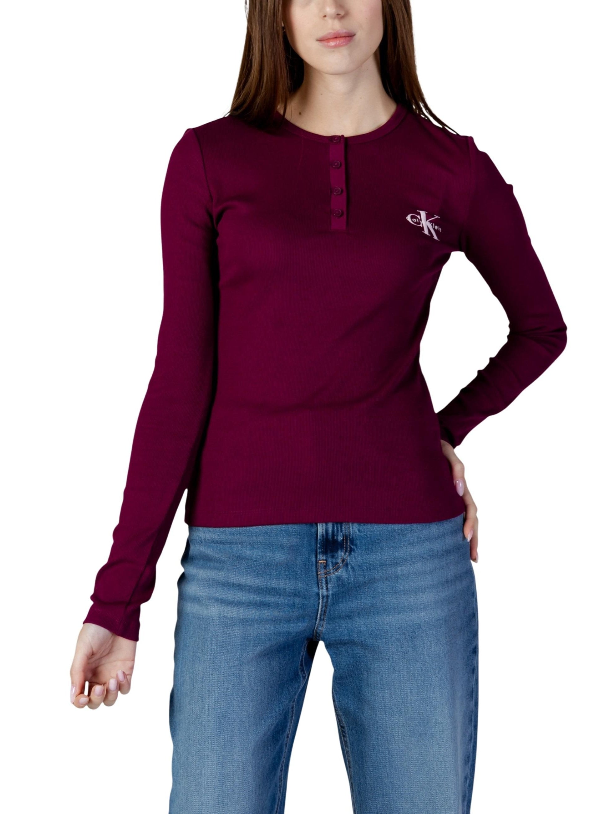 Calvin Klein Jeans · Тениска · Бордо | DontMiss.bg