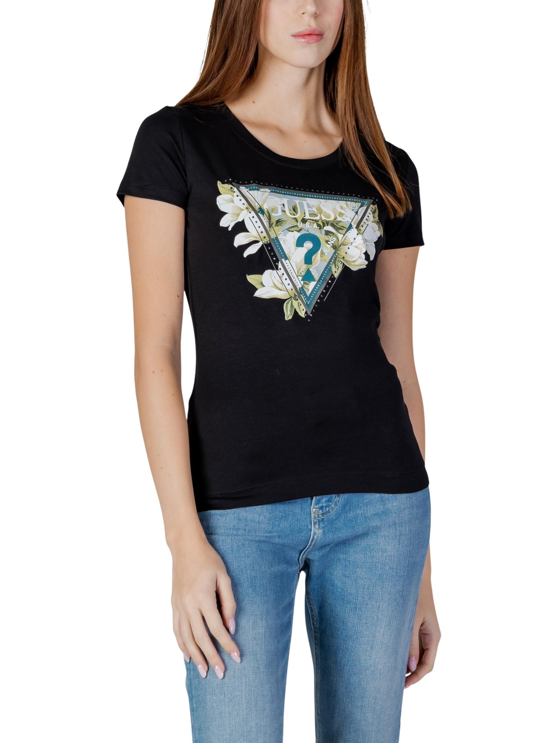 Guess · Тениска · SS CN CAMELIA TRIANGLE TEE | DontMiss.bg