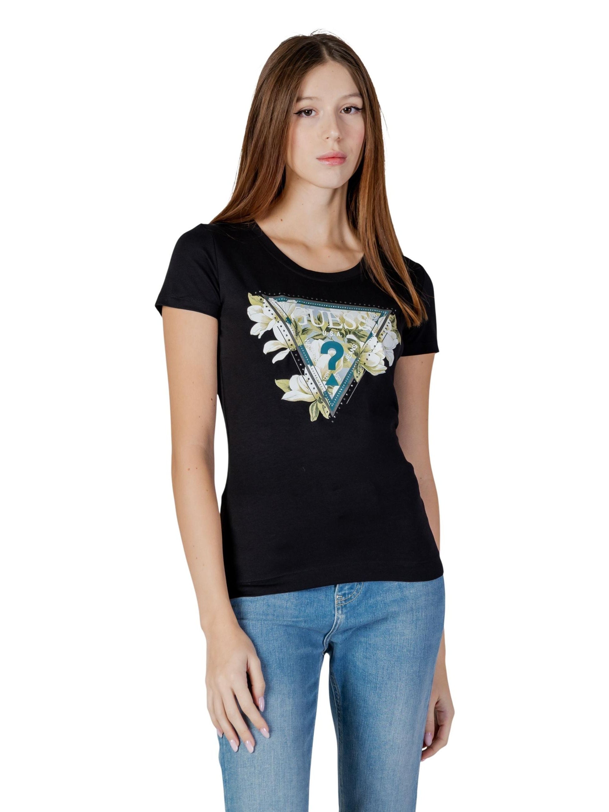 Guess · Тениска · SS CN CAMELIA TRIANGLE TEE | DontMiss.bg