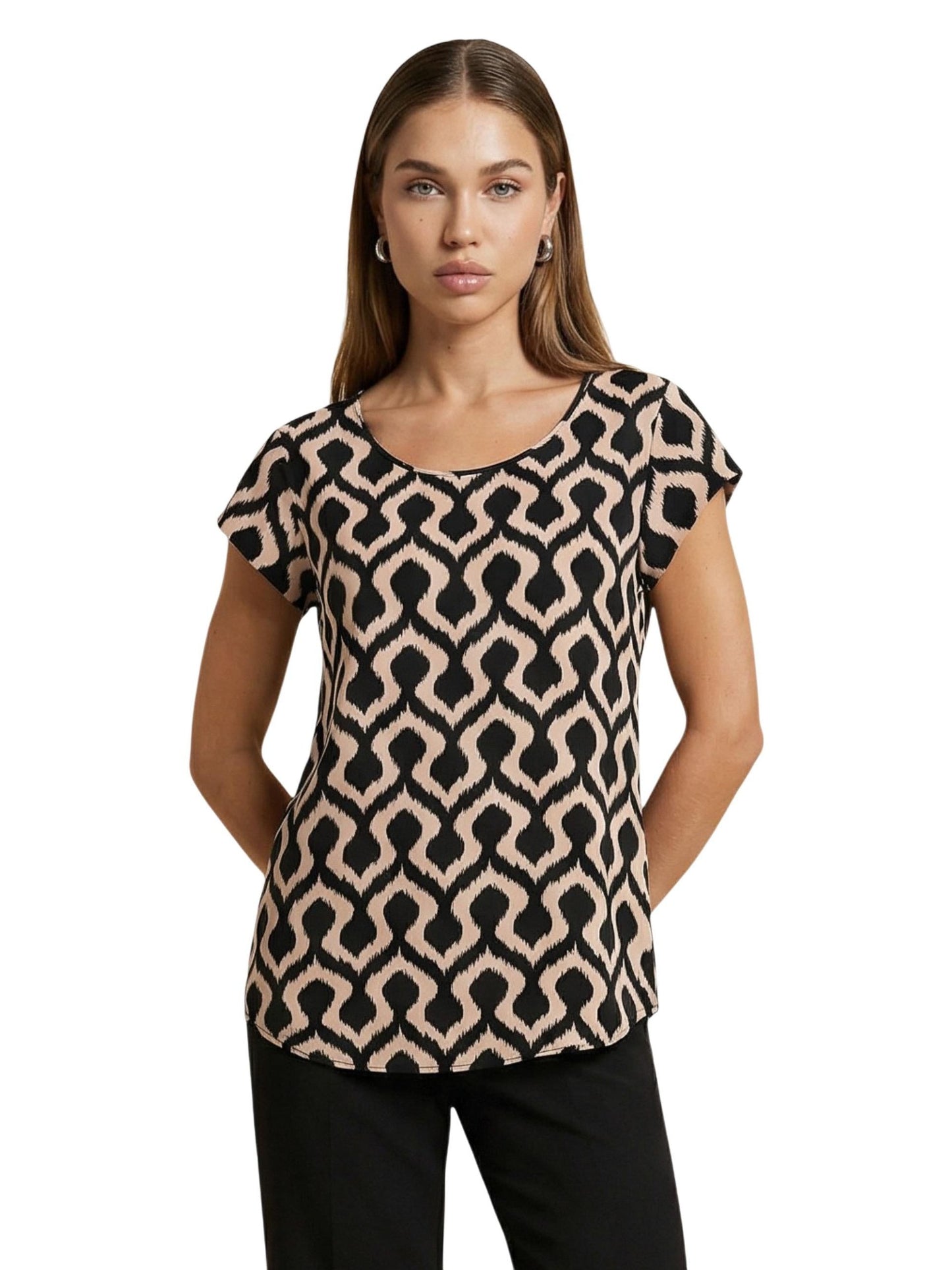 ONLY · Блуза · ONLNOVA LIFE VIS S/S TOP WVN | DontMiss.bg