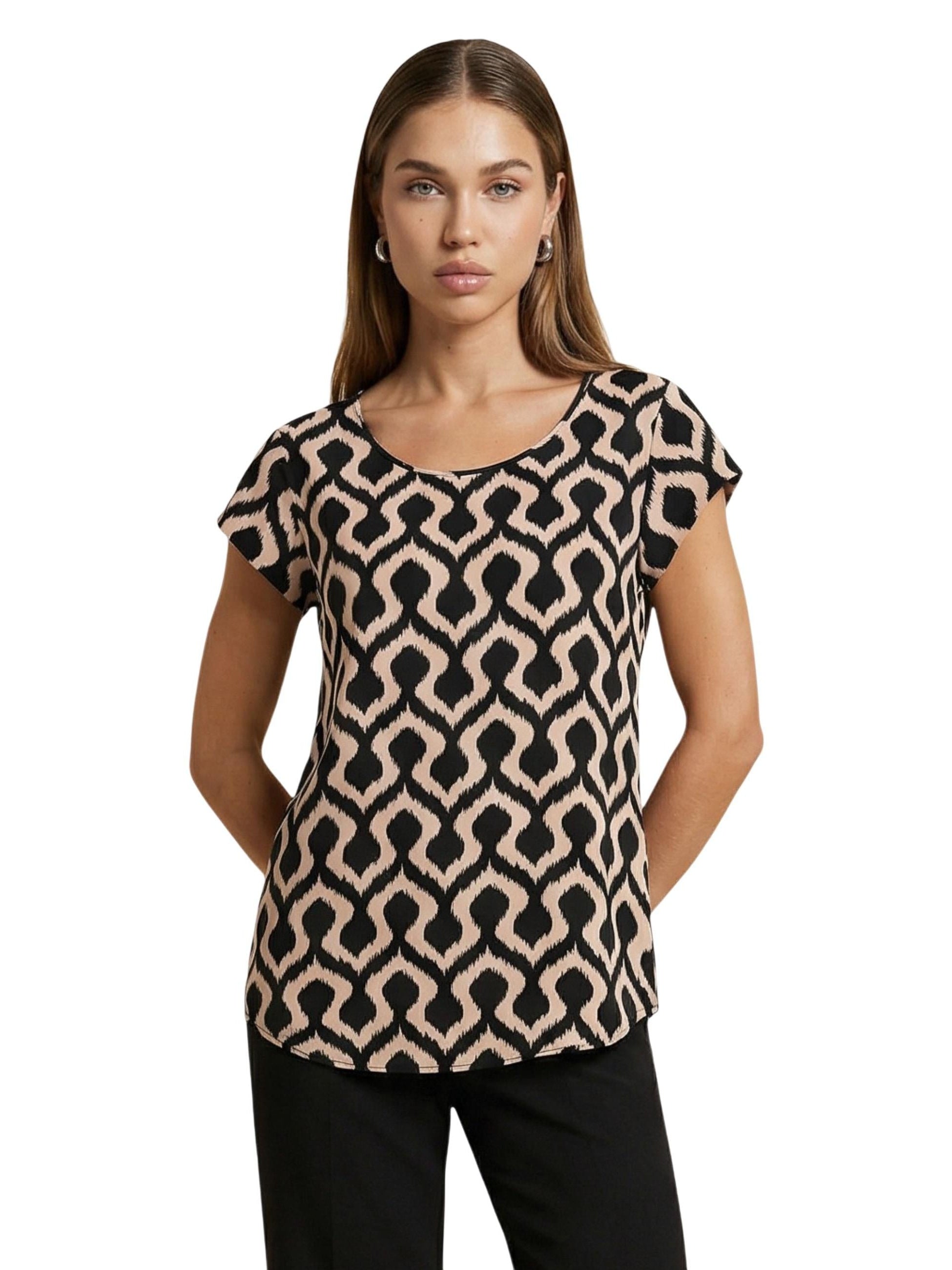 ONLY · Блуза · ONLNOVA LIFE VIS S/S TOP WVN | DontMiss.bg