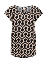 ONLY · Блуза · ONLNOVA LIFE VIS S/S TOP WVN | DontMiss.bg