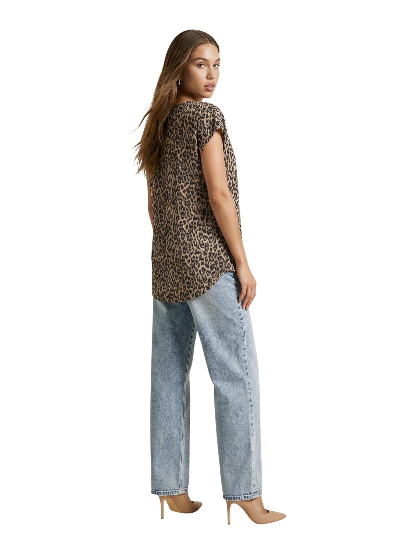 ONLY · Блуза · ONLNOVA LIFE VIS S/S TOP WVN | DontMiss.bg
