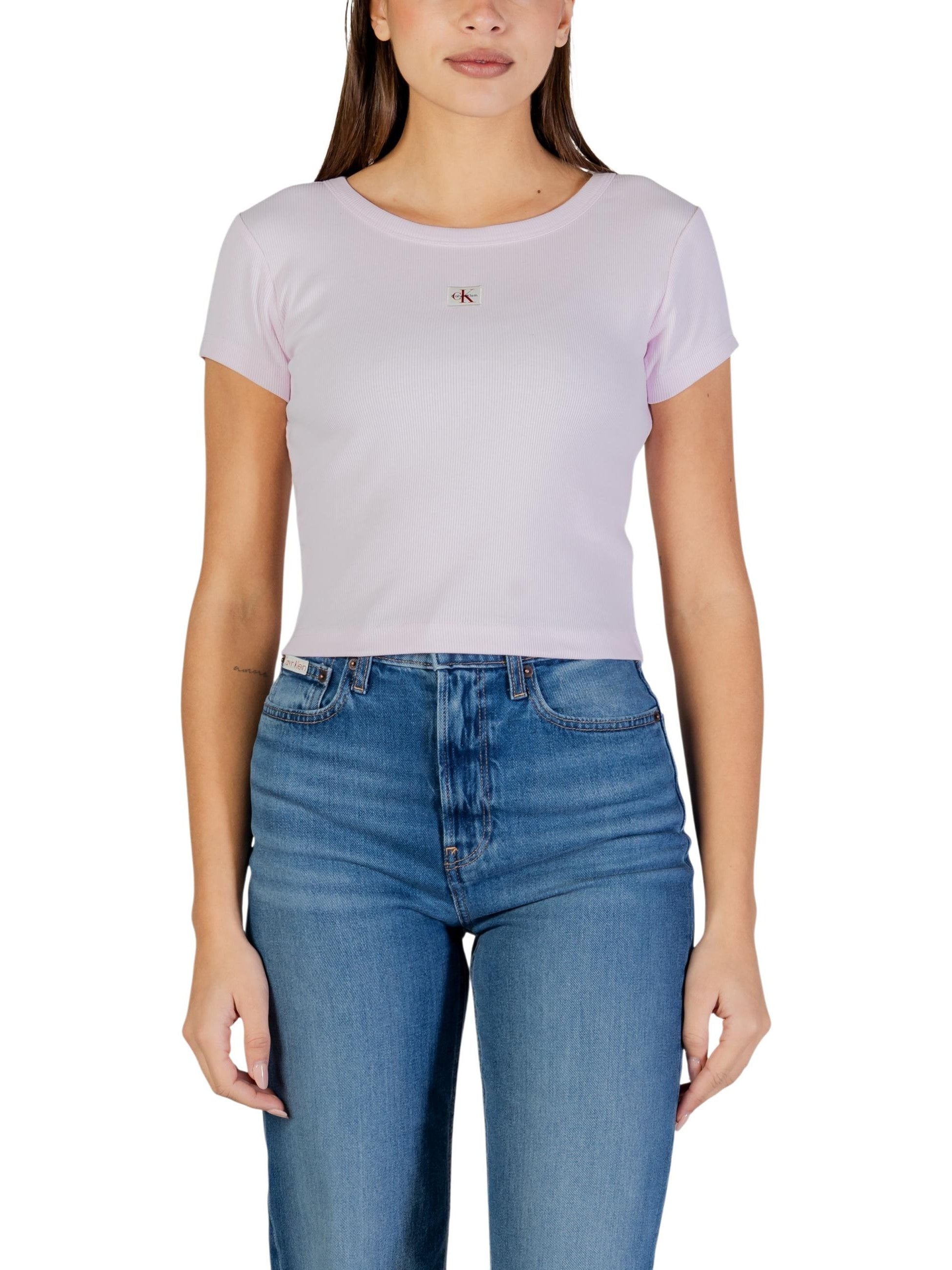 Calvin Klein Jeans · Тениска · A- WOVEN LABEL 2X2 R | DontMiss.bg