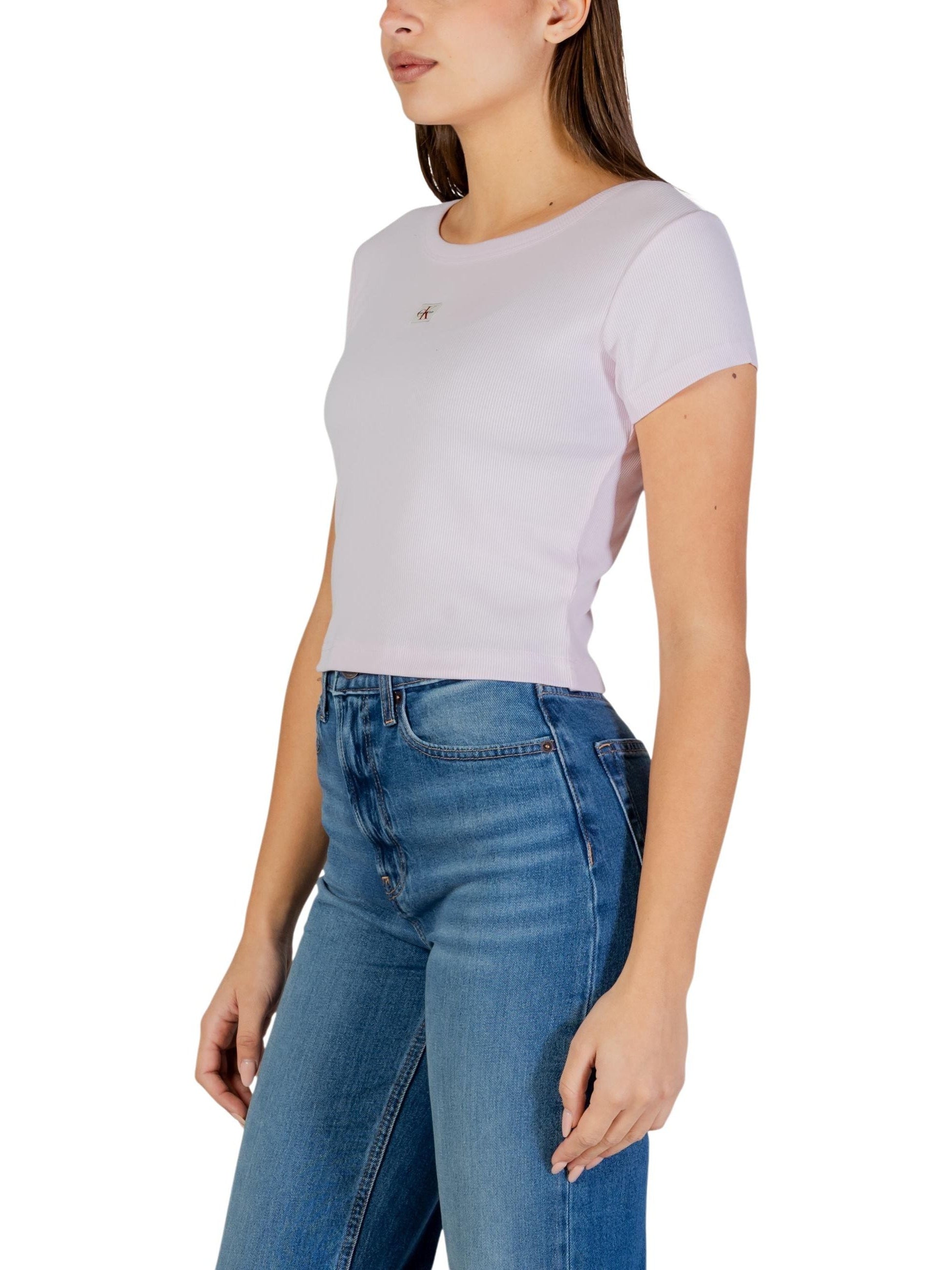 Calvin Klein Jeans · Тениска · A- WOVEN LABEL 2X2 R | DontMiss.bg