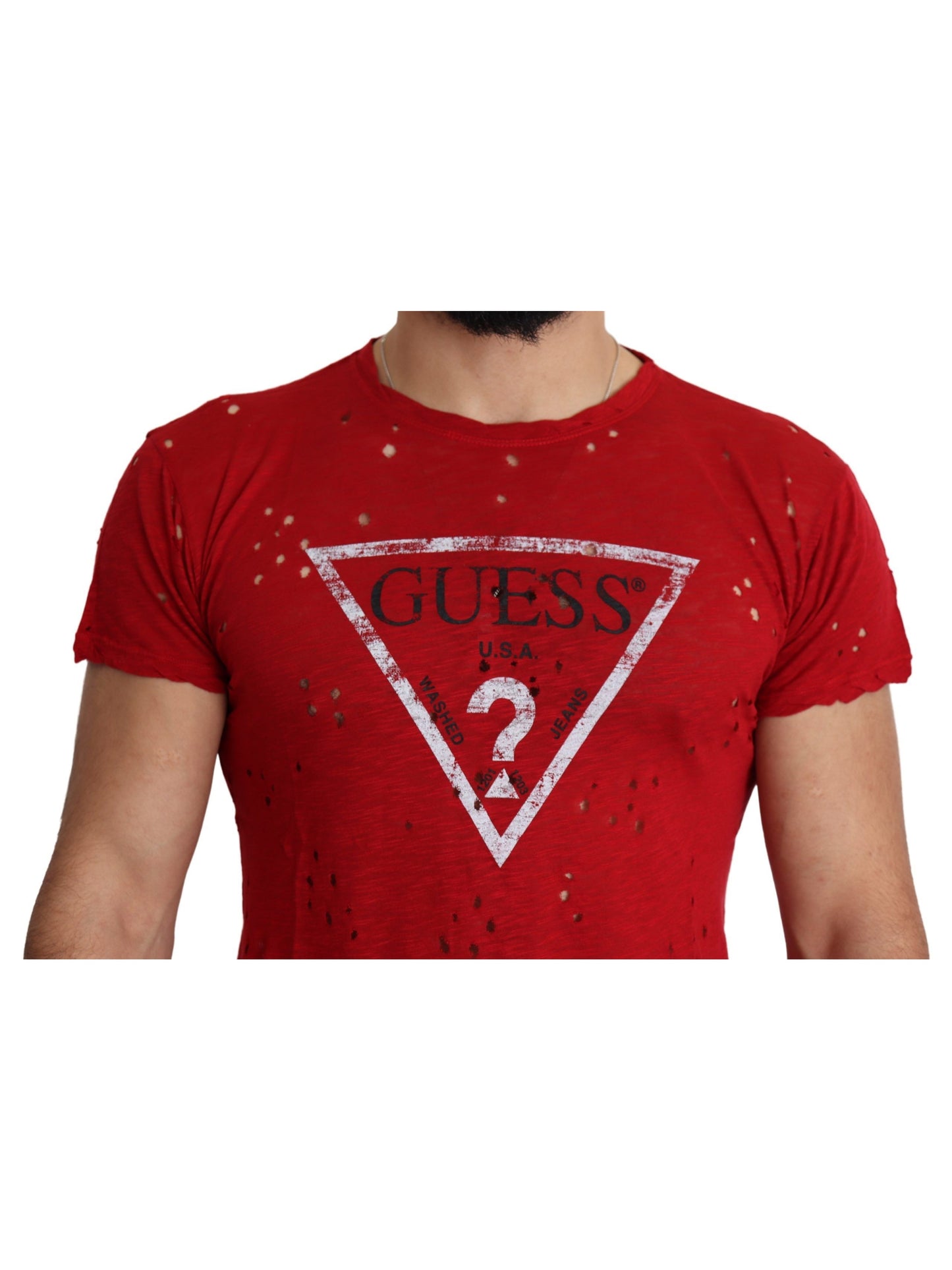 Guess · Тениска · Червен | DontMiss.bg