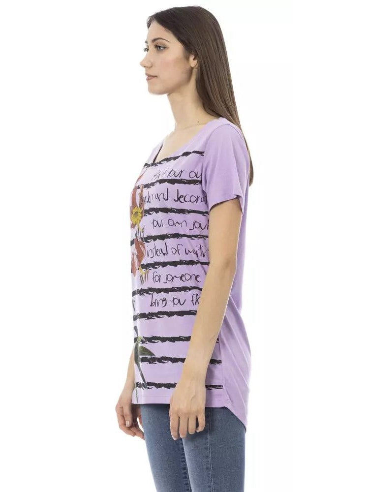 Trussardi Action · Тениска · Лилав | DontMiss.bg