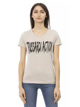 Trussardi Action · Тениска · Бежов | DontMiss.bg