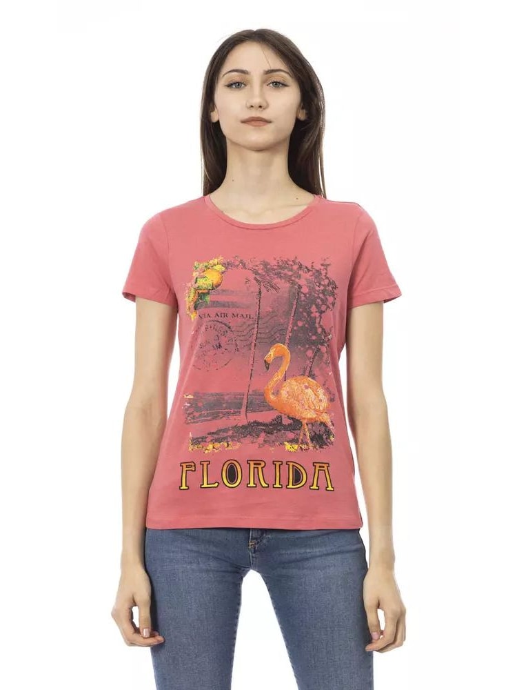 Trussardi Action · Тениска · Розов | DontMiss.bg