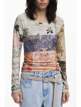 Desigual · Тениска · Бежов | DontMiss.bg
