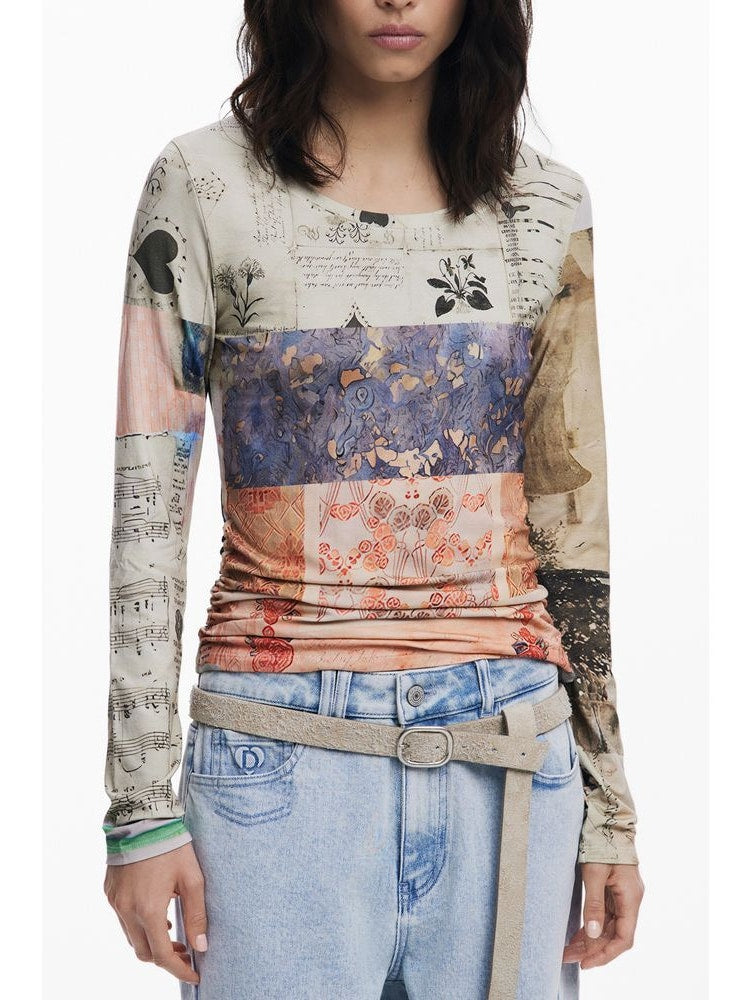 Desigual · Тениска · Бежов | DontMiss.bg