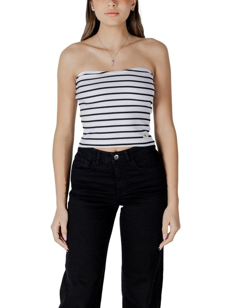 Calvin Klein Jeans · Тениска · Бял | DontMiss.bg