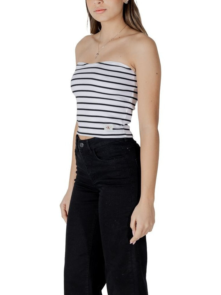 Calvin Klein Jeans · Тениска · Бял | DontMiss.bg