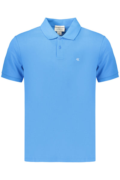 Поло тениска · Син