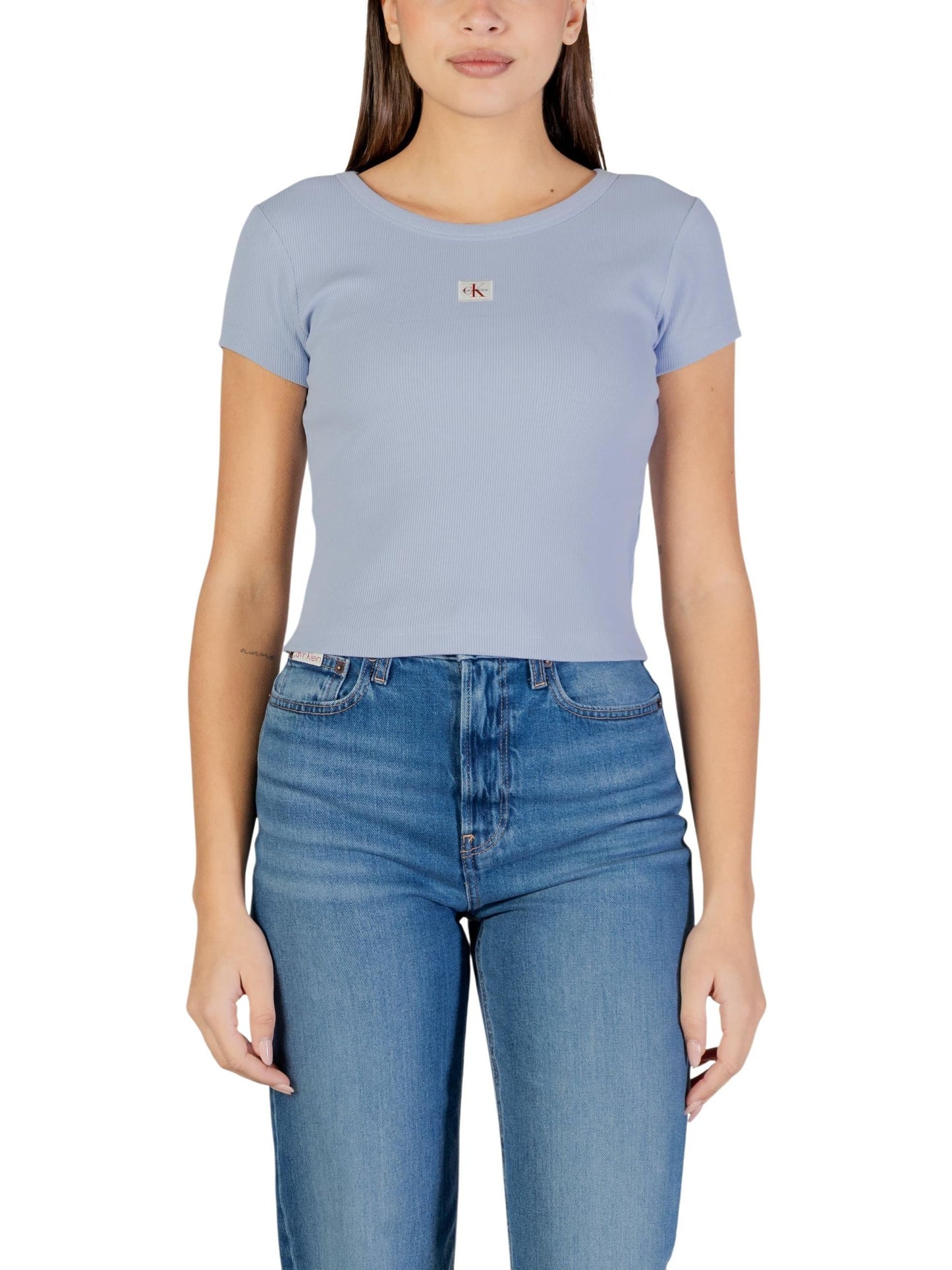Calvin Klein Jeans · Тениска · A- WOVEN LABEL 2X2 R | DontMiss.bg