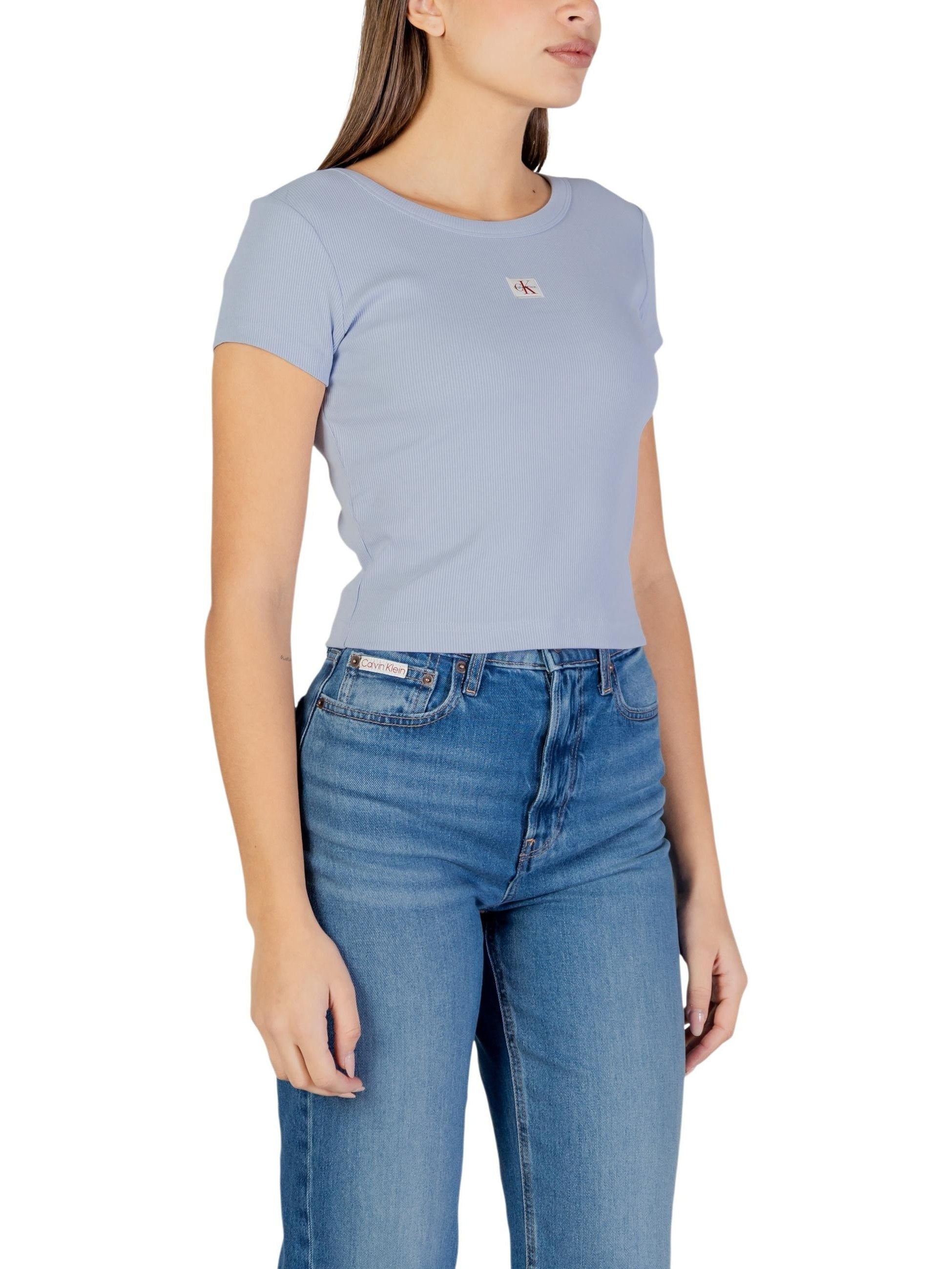 Calvin Klein Jeans · Тениска · A- WOVEN LABEL 2X2 R | DontMiss.bg