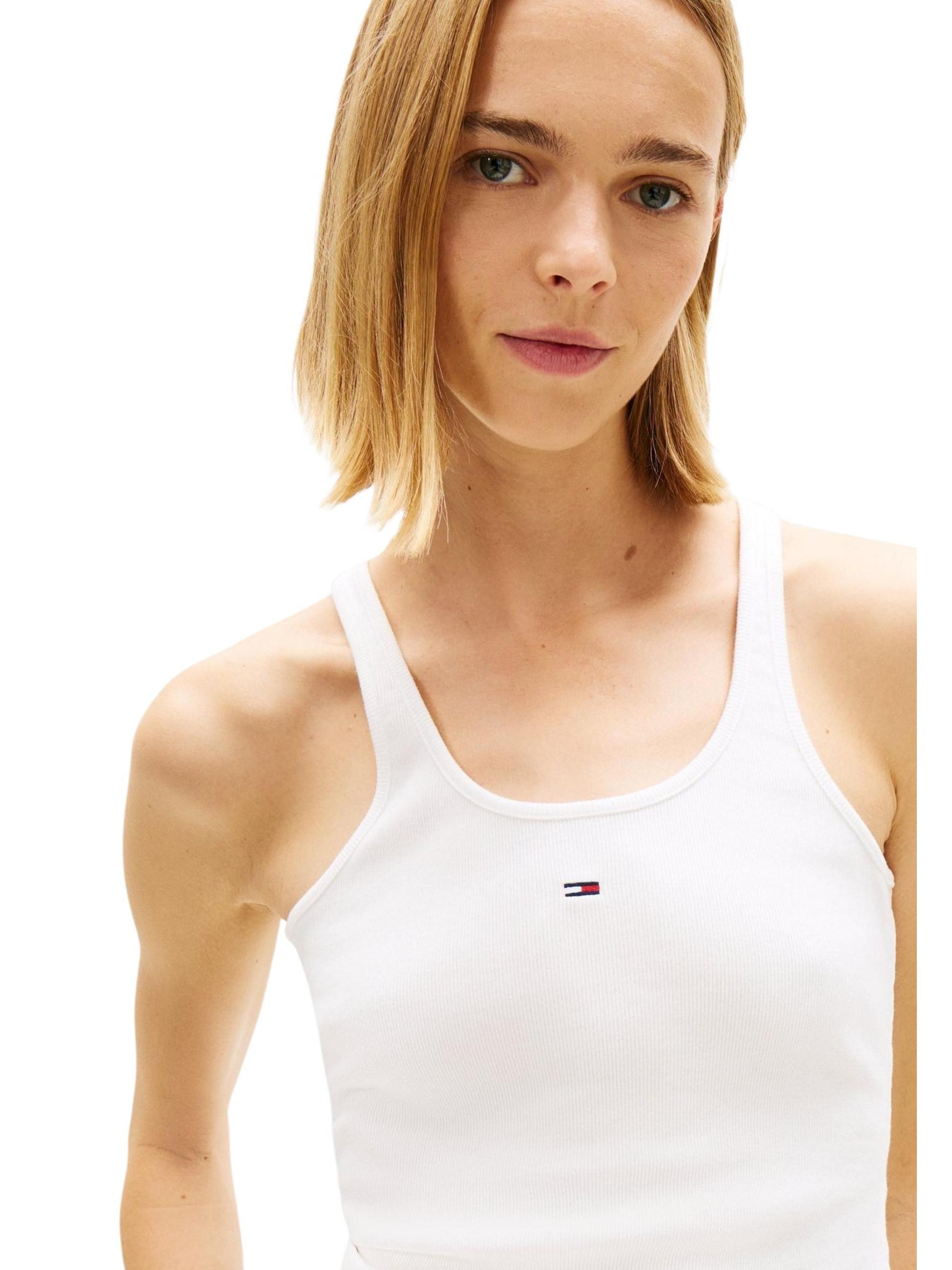 Tommy Jeans · Потник · Бял | DontMiss.bg