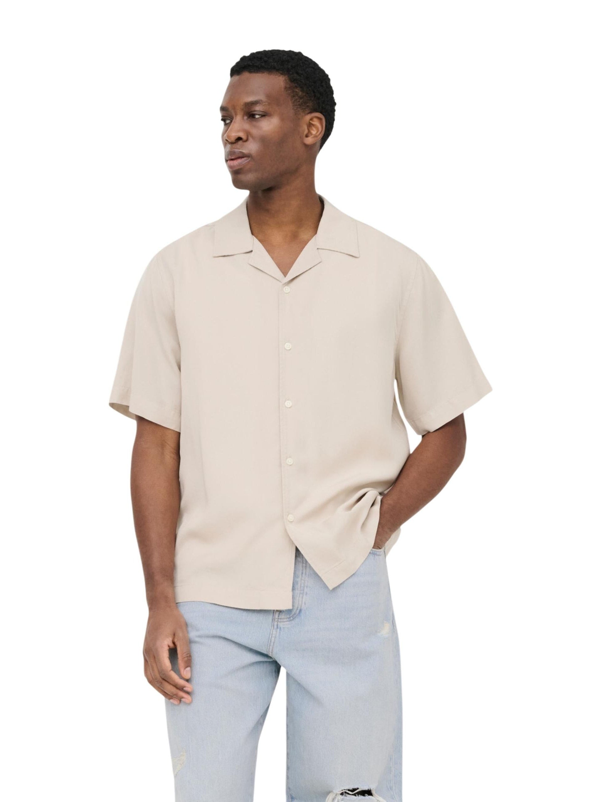 Only & Sons · Риза · Onsperu Ss Reg Tencel Shirt Noos | DontMiss.bg