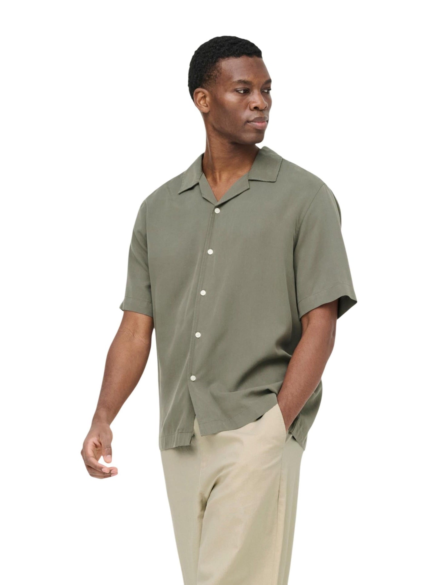 Only & Sons · Риза · Onsperu Ss Reg Tencel Shirt Noos | DontMiss.bg