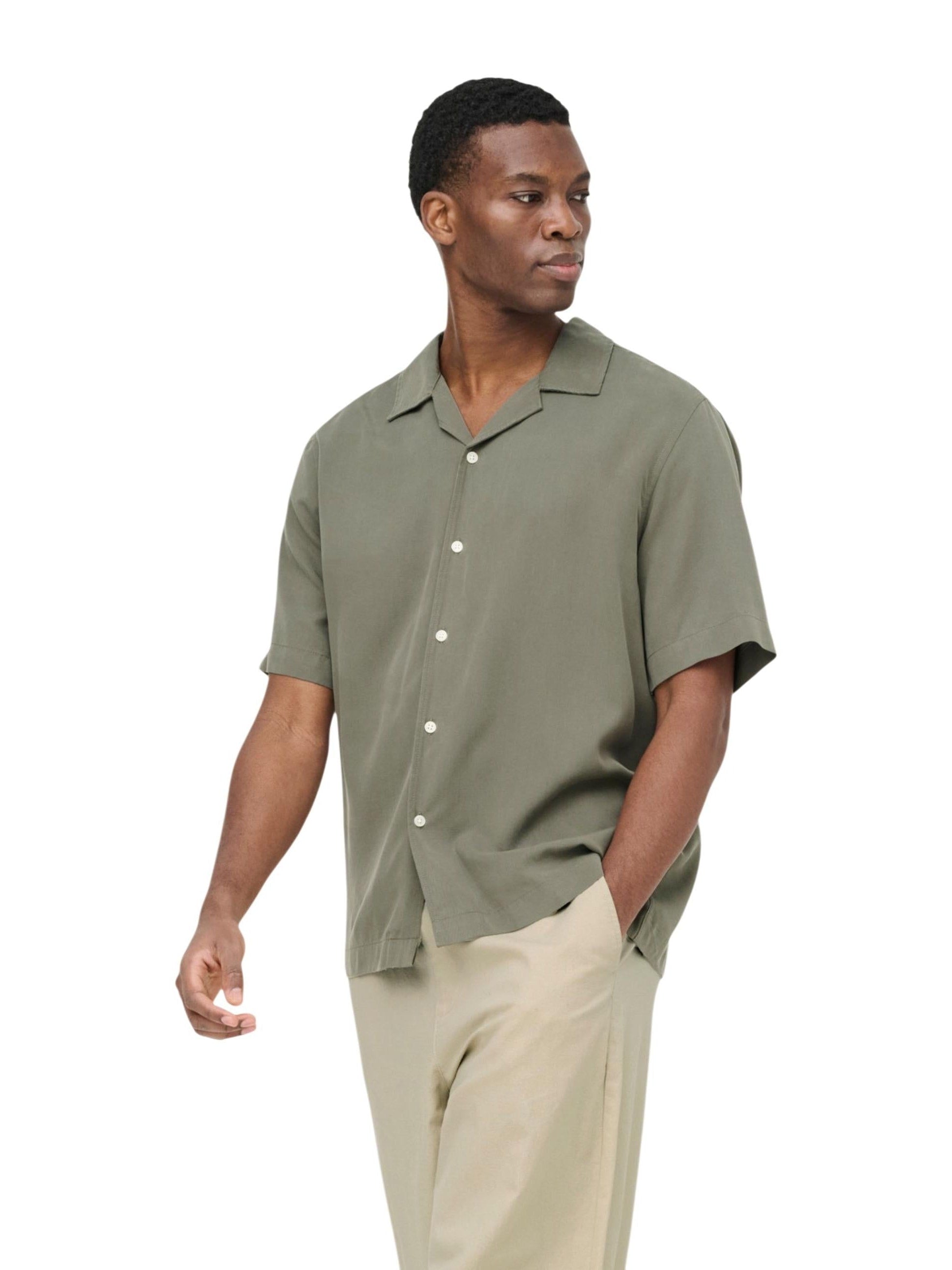 Only & Sons · Риза · Onsperu Ss Reg Tencel Shirt Noos | DontMiss.bg