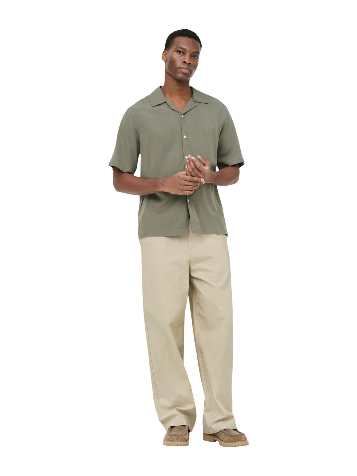 Only & Sons · Риза · Onsperu Ss Reg Tencel Shirt Noos | DontMiss.bg
