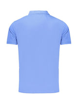 Blue Cotton Men's Polo Shirt