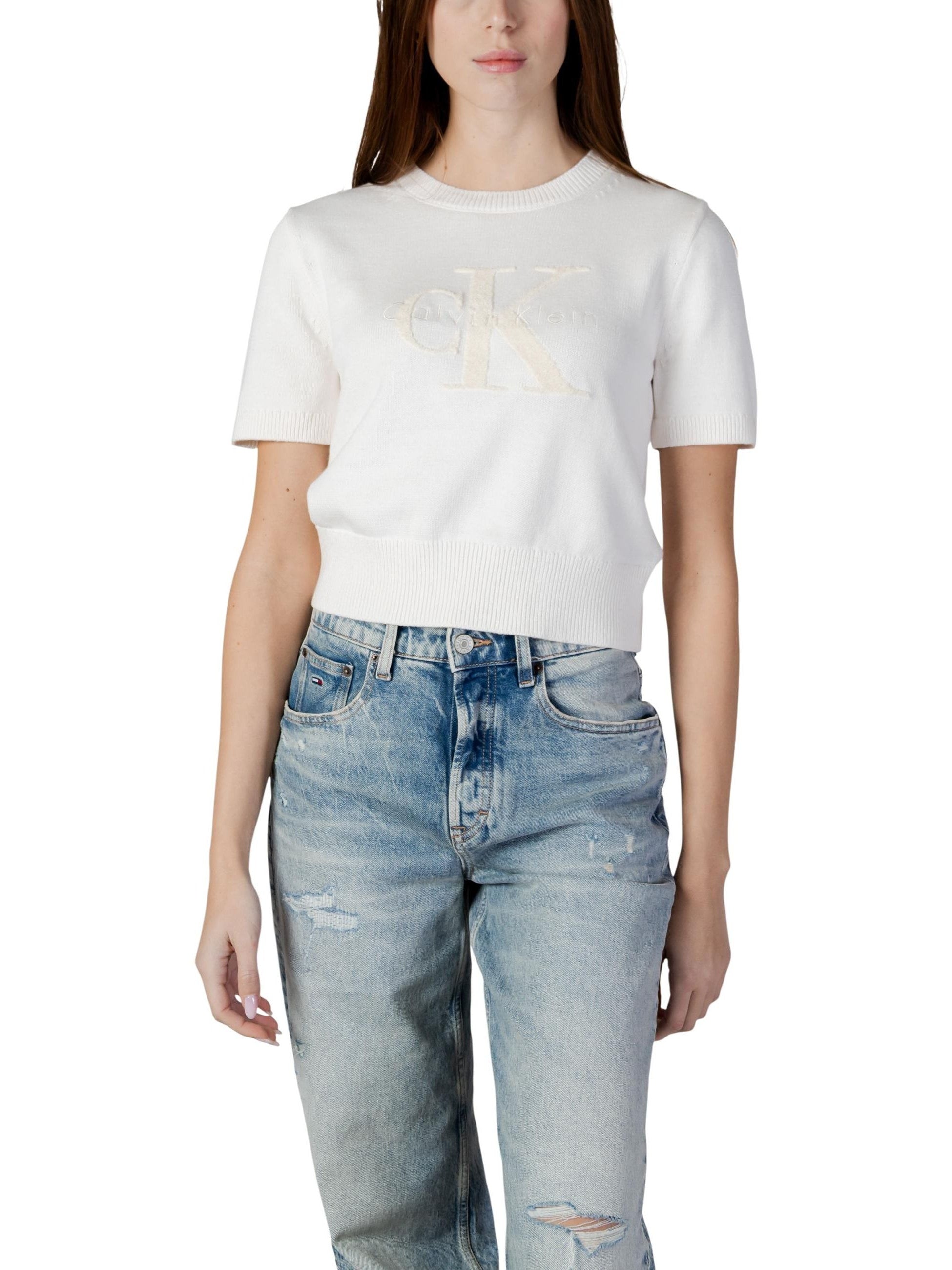 Calvin Klein Jeans · Пуловер · Бежов | DontMiss.bg