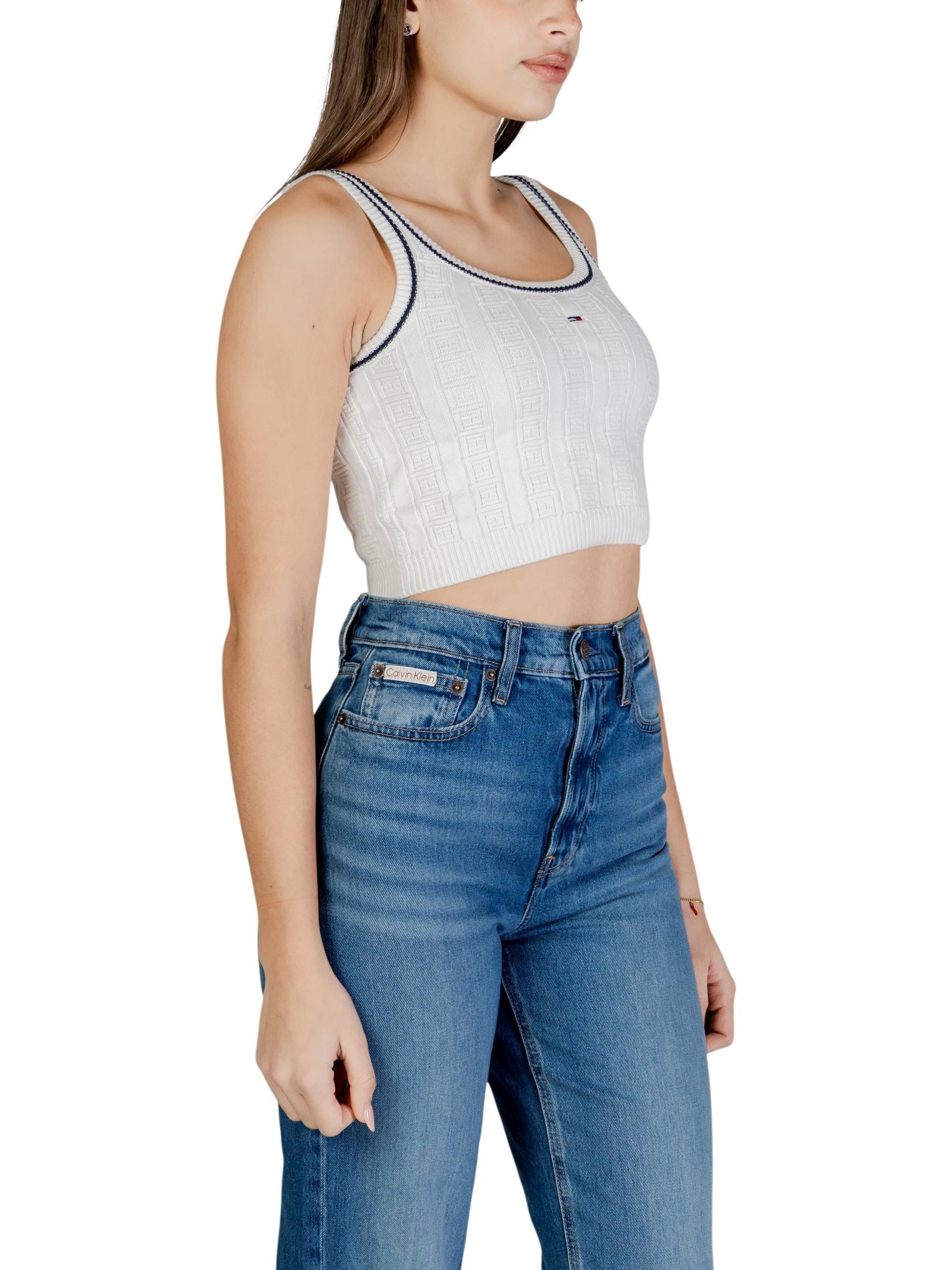 Tommy Jeans · Потник · Бял | DontMiss.bg