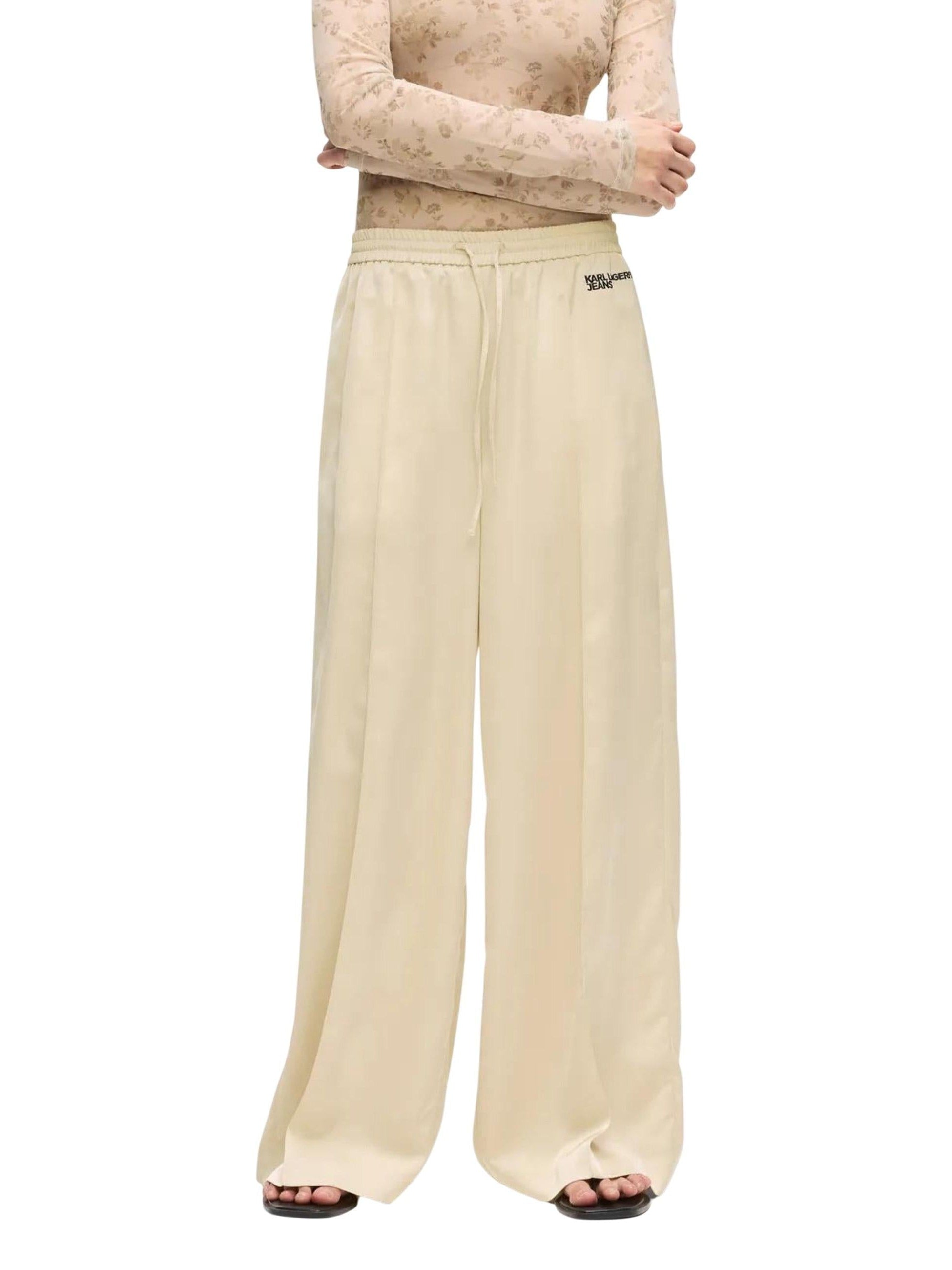 Karl Lagerfeld Jeans · Панталони · KLJ Wide Leg Satin | DontMiss.bg