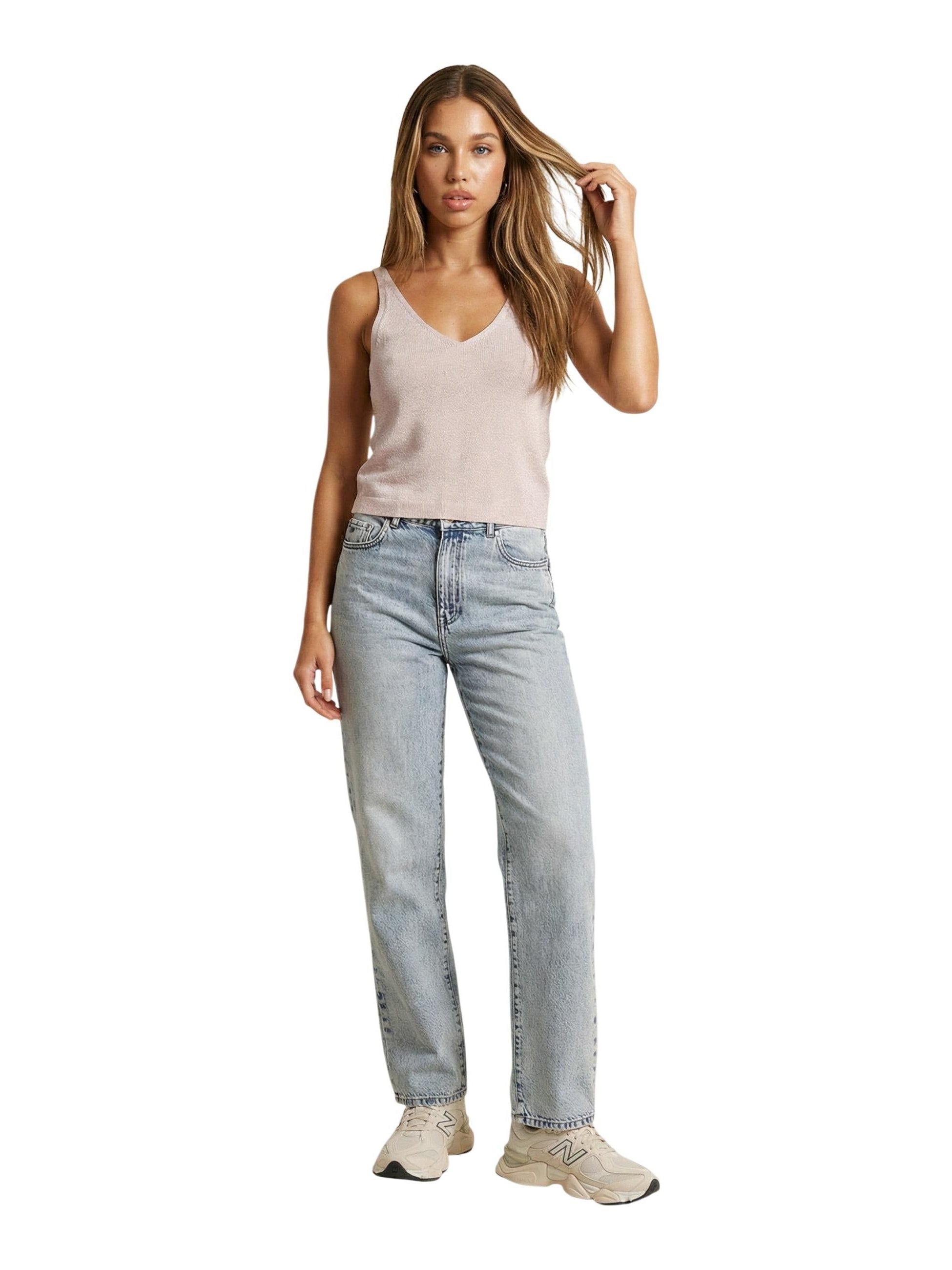 ONLY · Потник · Onlshina Sl Glitter Top Knt | DontMiss.bg