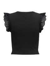 ONLY · Тениска · Onlmathilda S/L Lace Detail Jrs Noos | DontMiss.bg
