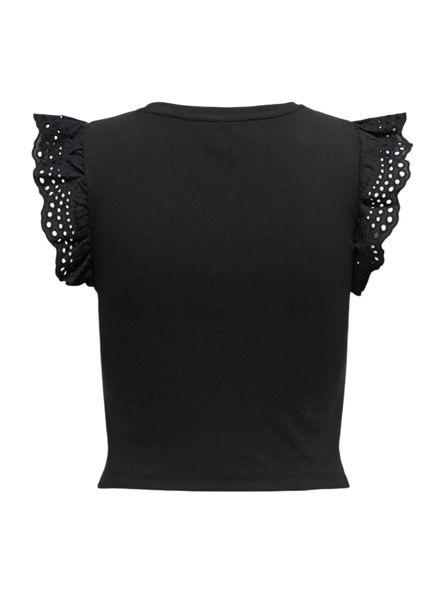 ONLY · Тениска · Onlmathilda S/L Lace Detail Jrs Noos | DontMiss.bg