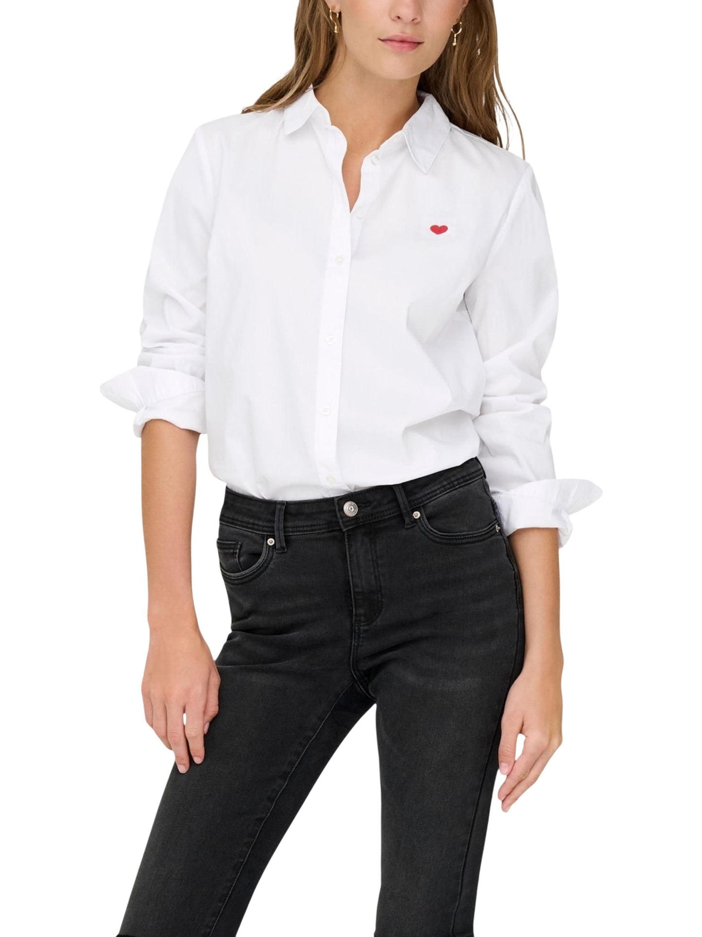 Jacqueline de Yong · Риза · Jdymio L/S Embroidery Shirt Wvn Noos | DontMiss.bg
