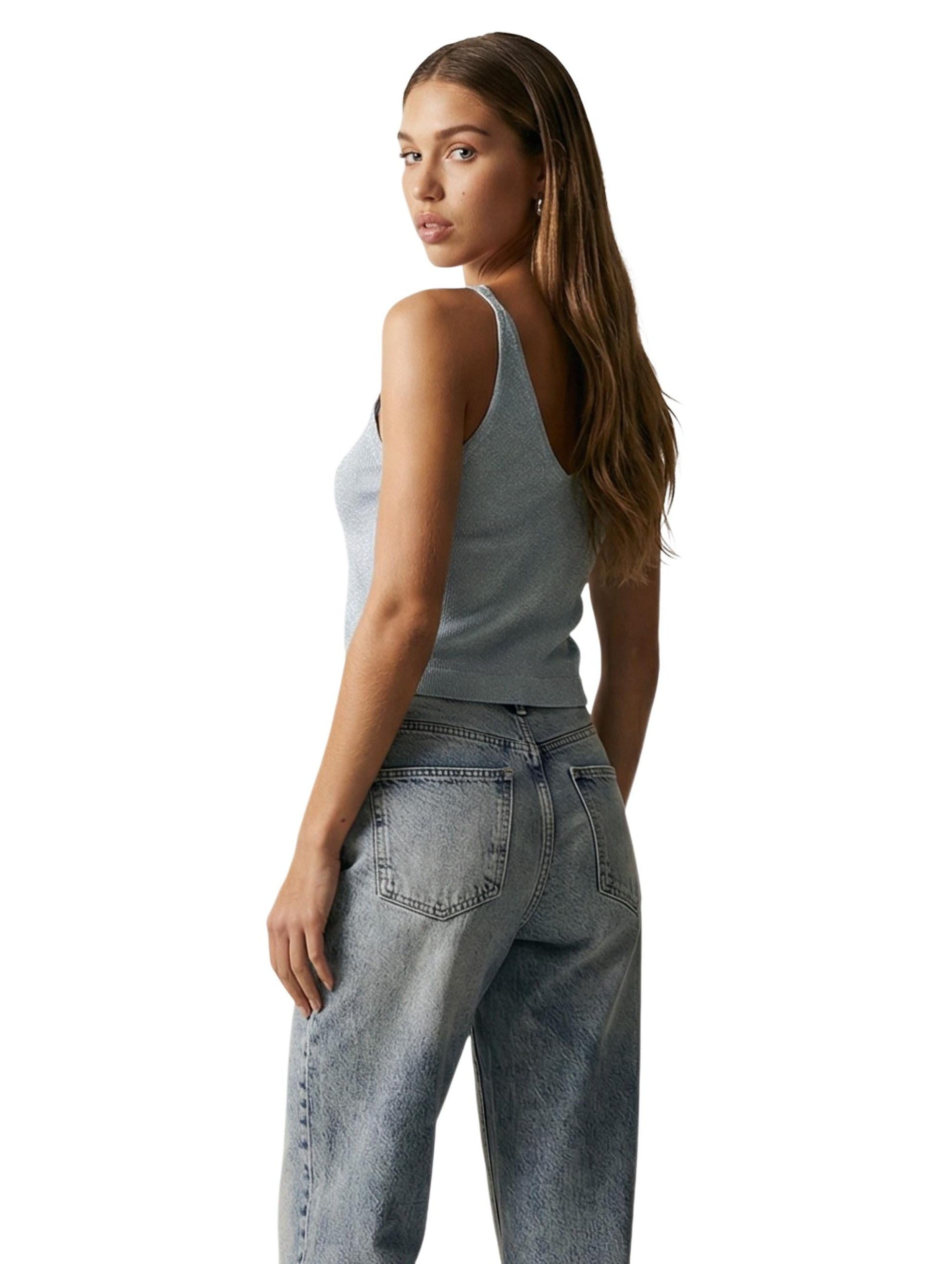 ONLY · Потник · Onlshina Sl Glitter Top Knt | DontMiss.bg