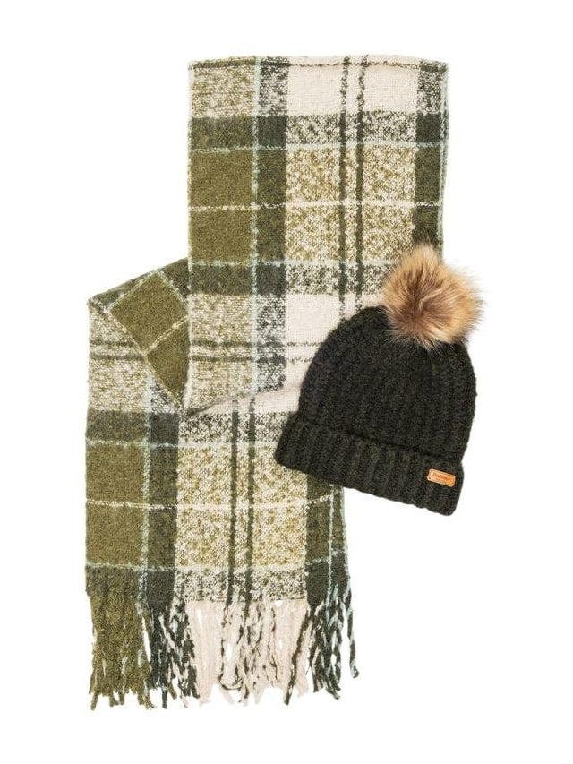 Barbour · Зимна шапка · Зелен | DontMiss.bg