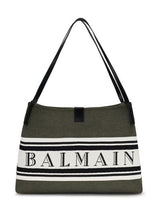 Black Cotton Shoulder Bag