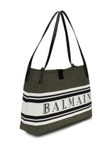 Black Cotton Shoulder Bag