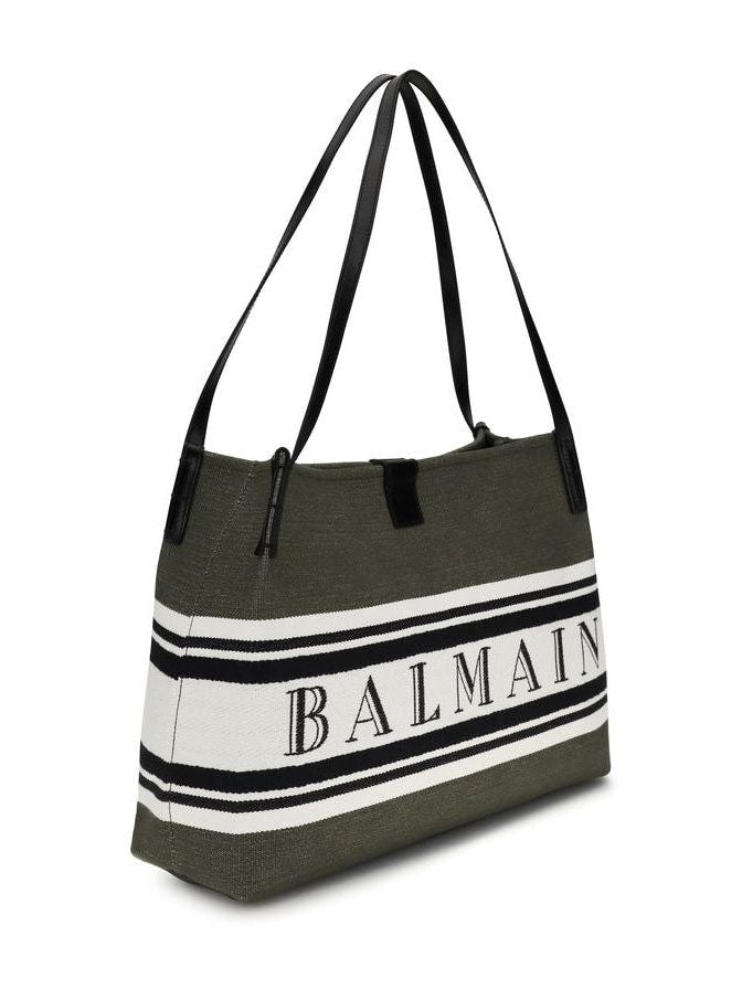 Black Cotton Shoulder Bag