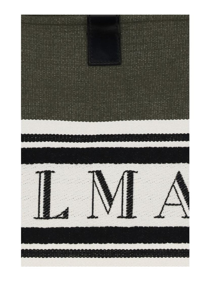 Black Cotton Shoulder Bag