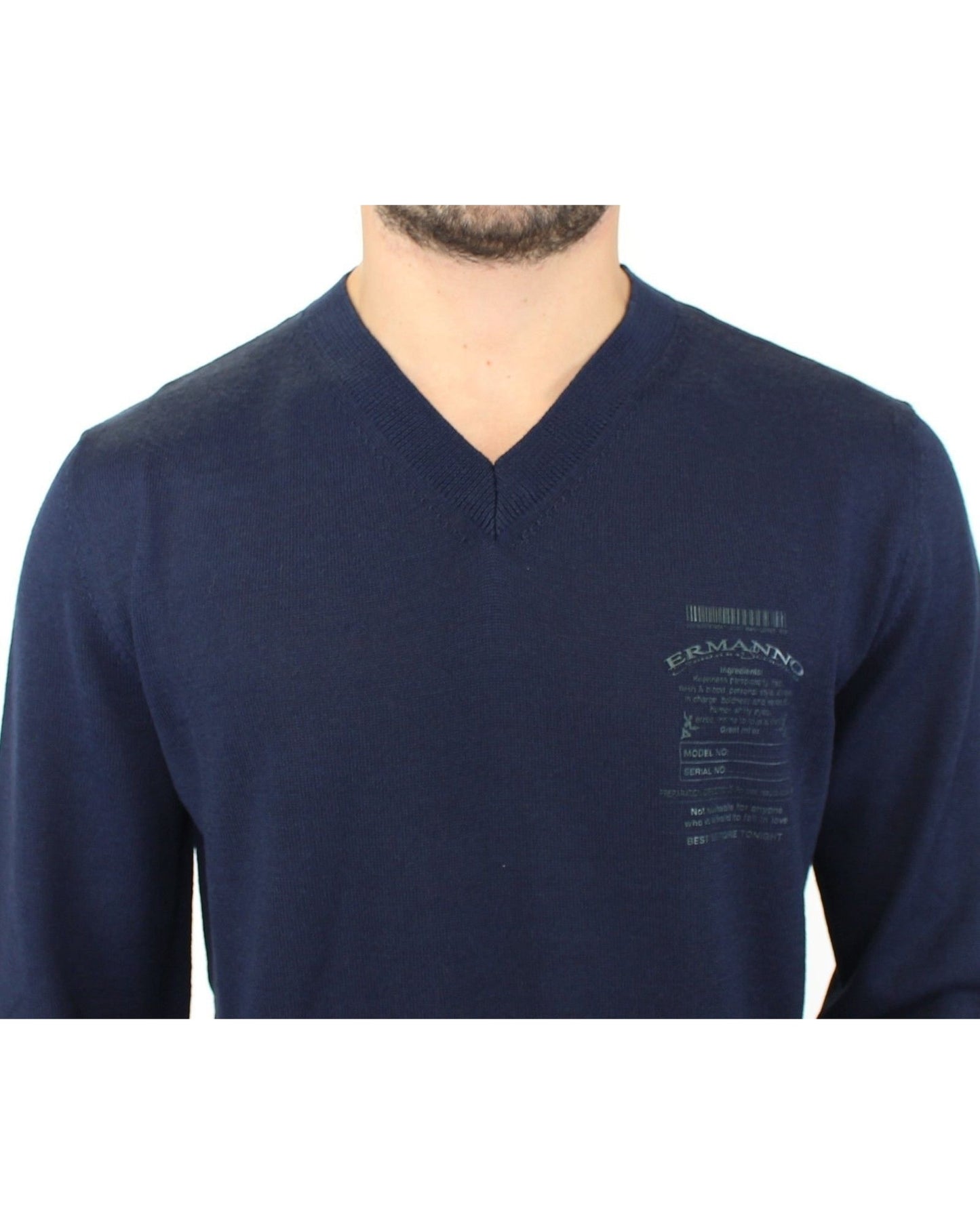 Ermanno Scervino · Пуловер · Син | DontMiss.bg