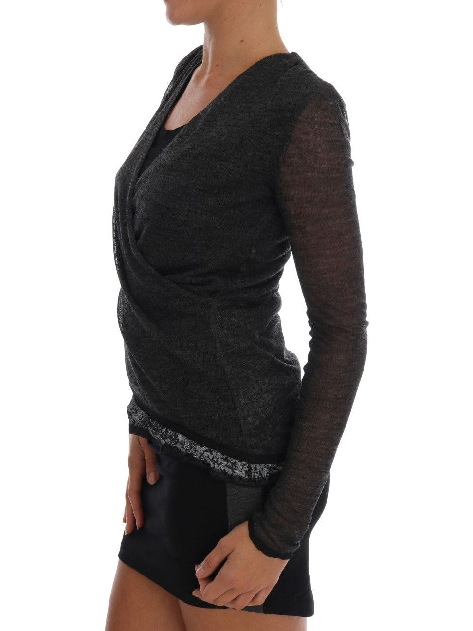 Ermanno Scervino · Пуловер · Сив | DontMiss.bg