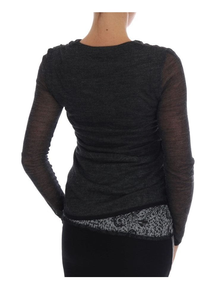 Ermanno Scervino · Пуловер · Сив | DontMiss.bg