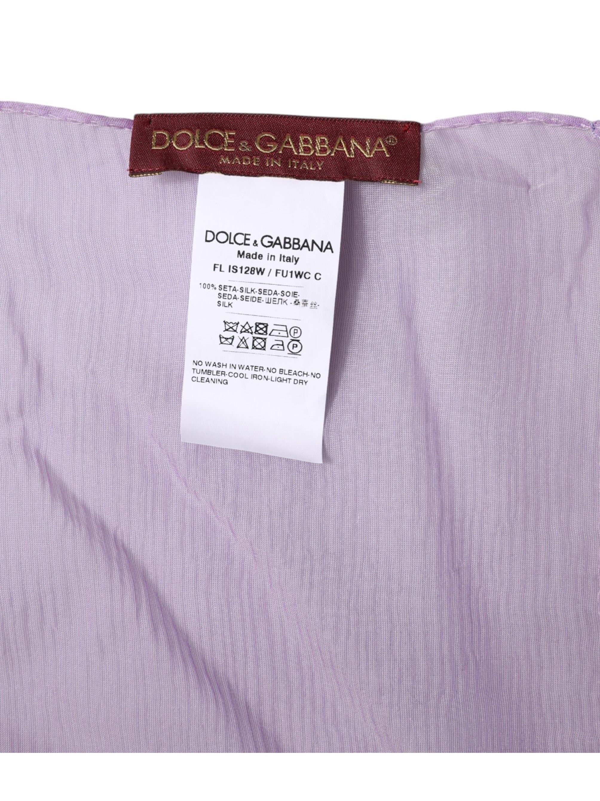 Dolce&Gabbana · Шал · Лилав | DontMiss.bg