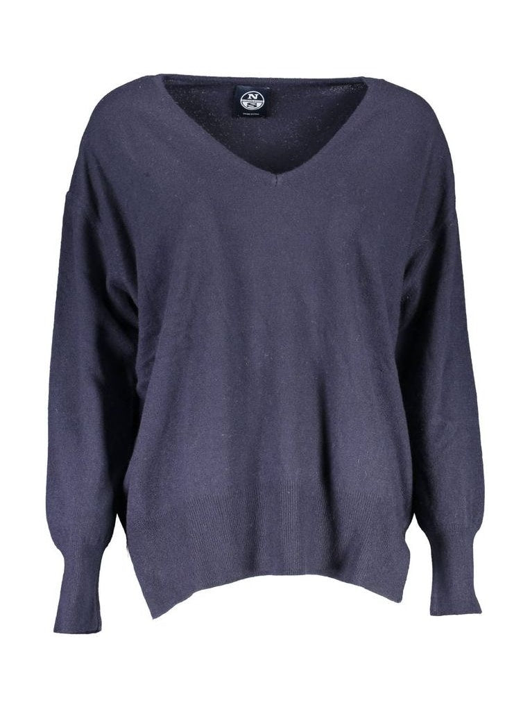 Blue Polyamide Women Sweater