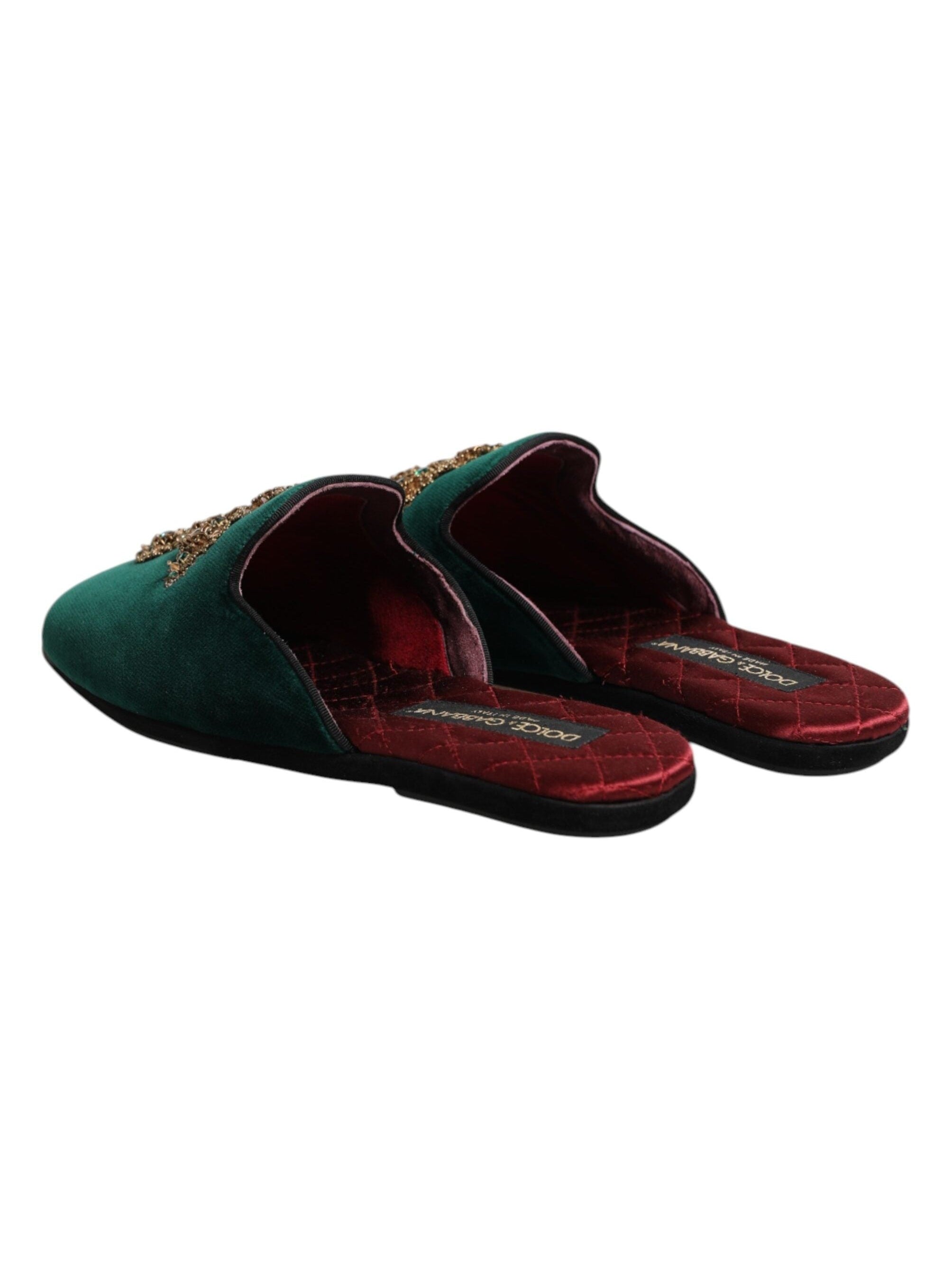 Dolce&Gabbana · Домашни чехли · Зелен | DontMiss.bg