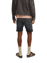 Black Cotton Bermuda Shorts