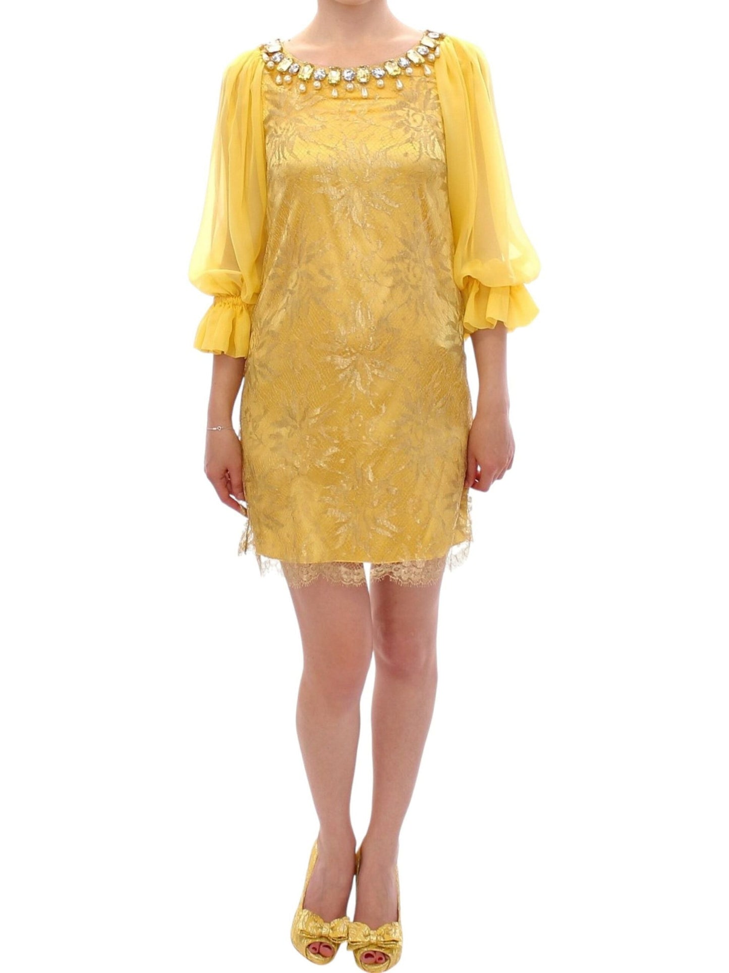 Dolce&Gabbana · Рокля · Жълт | DontMiss.bg
