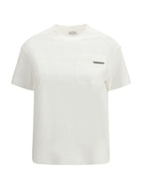 Brunello Cucinelli · Тениска · Бял | DontMiss.bg
