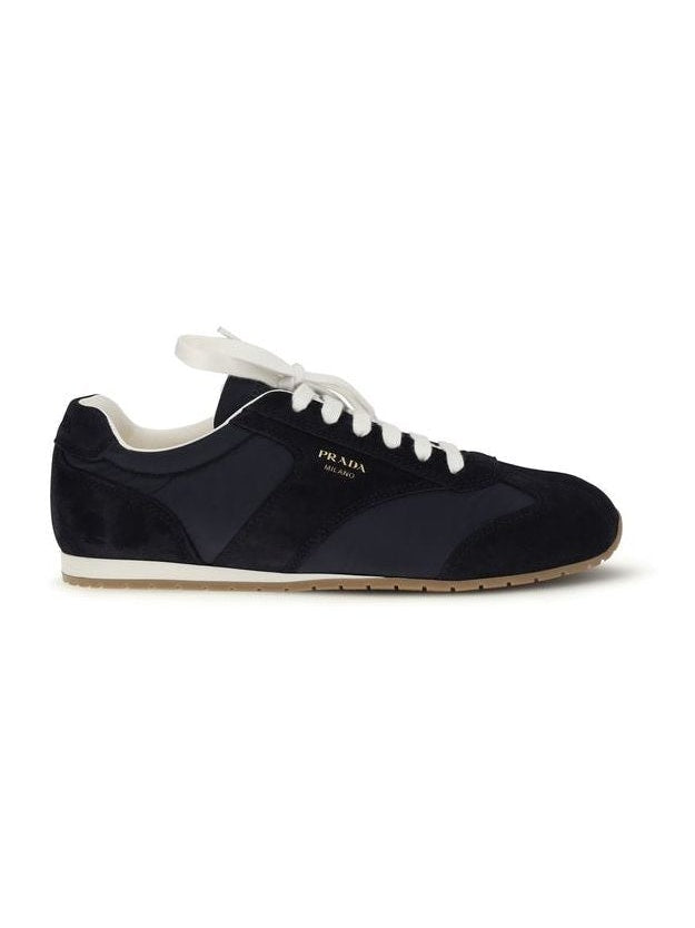 Blue Calf Leather Bos Taurus Athletic Sneakers