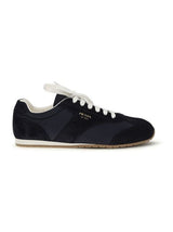 Blue Calf Leather Bos Taurus Athletic Sneakers